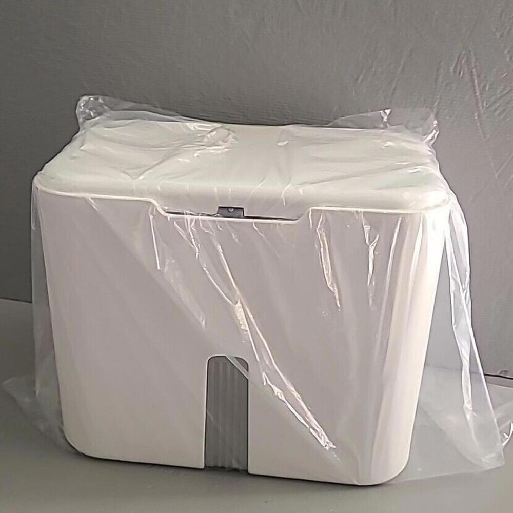 White Plastic Kitchen Storage Container with Lid